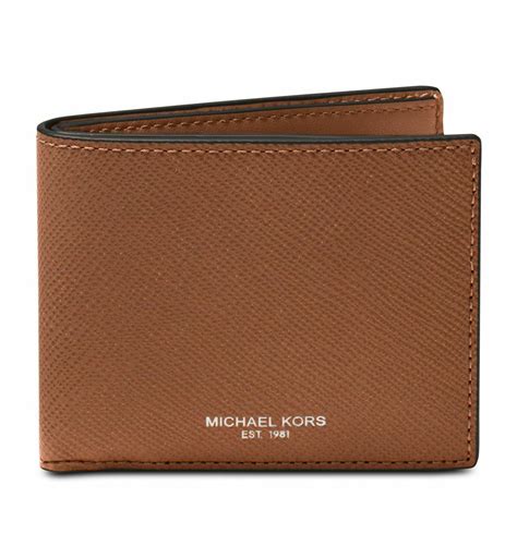 michael kors leather billfold wallet|michael kors men's bifold wallet.